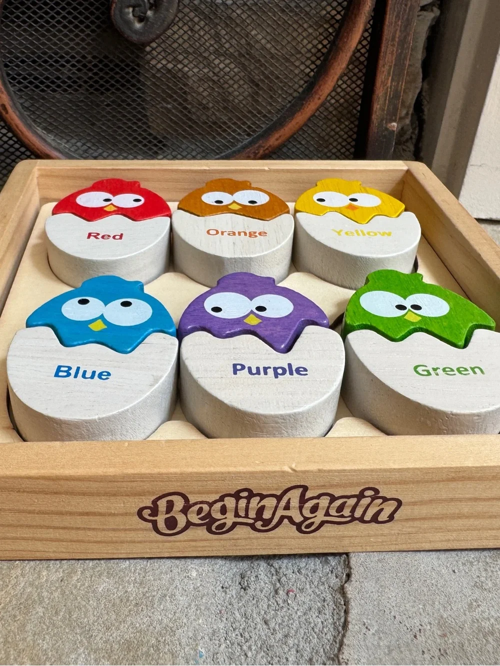 BeginAgain Color ’N Eggs Bilingual Color Matching Puzzle & Play Set